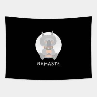 Namaste cute yoga Tapestry