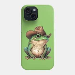 Cowboy Frog - I Love Frogs - Funny Toad Phone Case