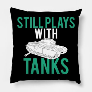 Still plays with tanks Centurion Pillow