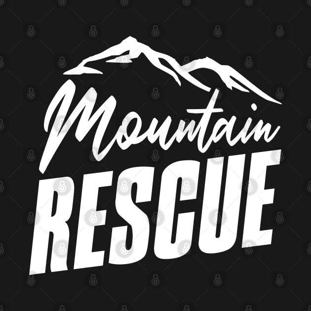 Ski Patrol Rescue Mountain Rescuer Rescuing Team by dr3shirts