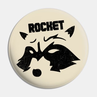 Rocket Raccoon Decal Art Pin