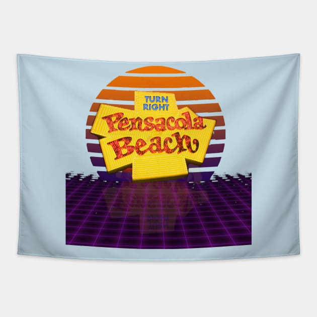 Pensacola Beach Tapestry by The Hitman Jake Capone