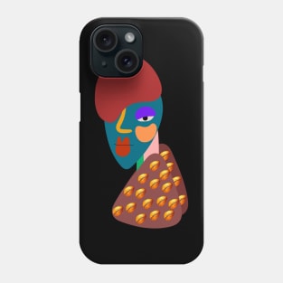 French Girl with Cowrie Shell Sweater Phone Case