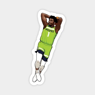 Anthony Edwards Vector Dunk Magnet