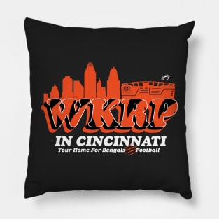 WKRP in Cincinnati Your Home for Football Pillow