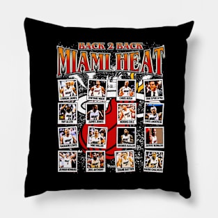 Miami 2012-13 NBA Champions Team Pillow