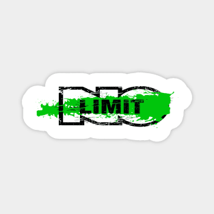 NO LIMIT black/green Magnet