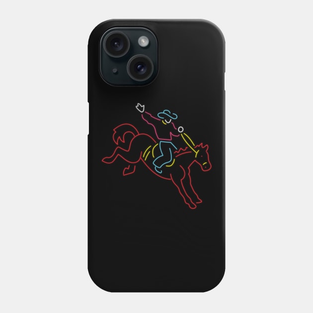 Rodeo Cowboy Light Design Phone Case by KC Happy Shop