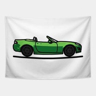 Spirited Green Mazda Mx-5 Miata NC (Mk3) Tapestry