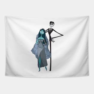 Jack and Sally Halloween Tapestry