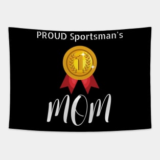 Sportsman Proud Mom Tapestry