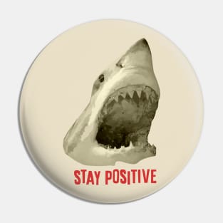 stay positive Pin