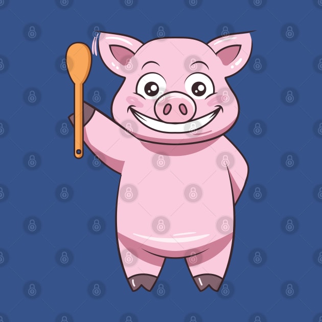 Piggy spoon by GuavanaboyMerch