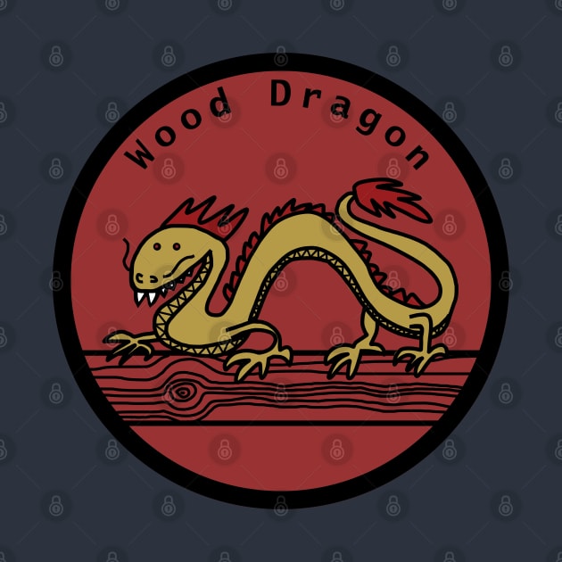 Wood Dragon Year of the Dragon by ellenhenryart