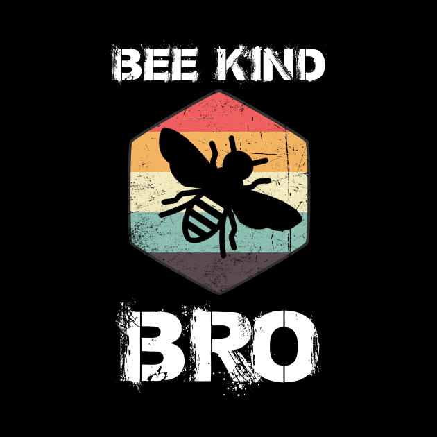 Bee Kind, Bro | Vintage 70's Style by jpmariano