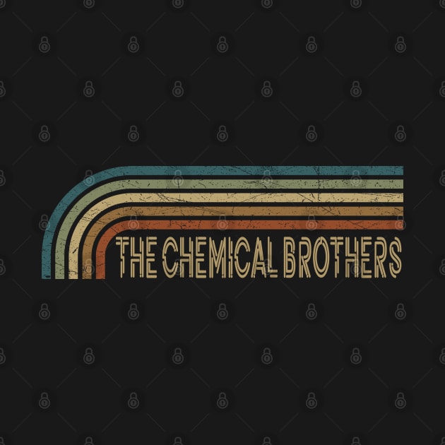 The Chemical Brothers Retro Stripes by paintallday