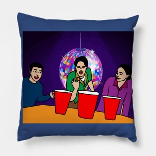 Party Drinking Game Beerpong Beer Pong Pillow
