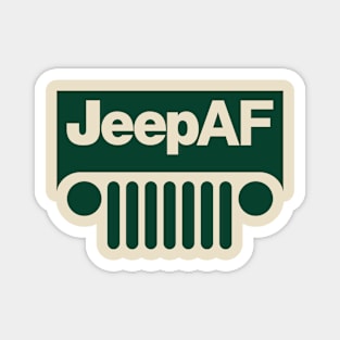 Jeep AF Wrangler Dark Green Magnet