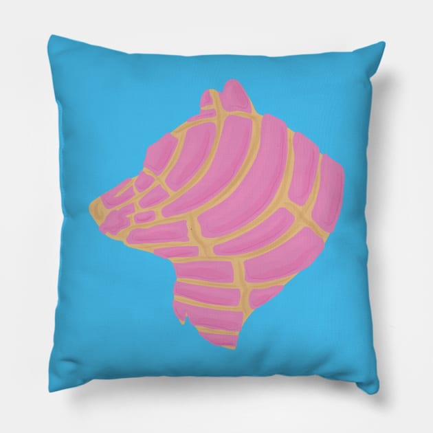 Concha de Oso Pink OSODLUX T-Shirt Pillow by OsoDLUX