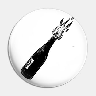 Molotov cocktail Pin