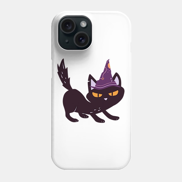 Halloween Cat Phone Case by ElevateElegance