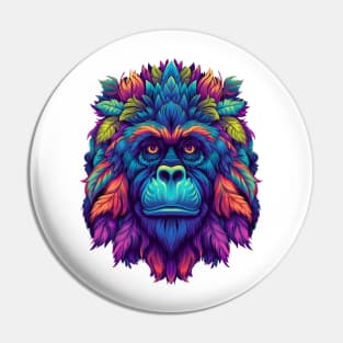 Funky Hippie Gorilla Pin