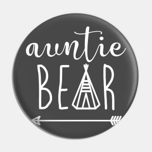 Auntie Bear - Indian Teepee Arrow Pin