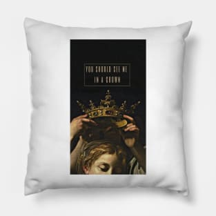 you should see me in a crown art aesthetic sherlock holmes phone case poster Pillow