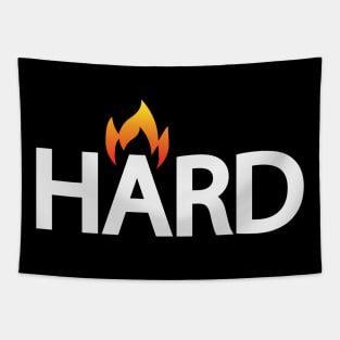 Hard artistic text design Tapestry