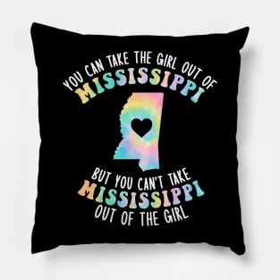 You Can Take The Girl Out Mississippi Apparel State Family Pillow