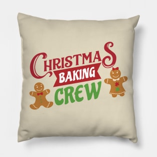 christmas baking crew - funny christmas Pillow