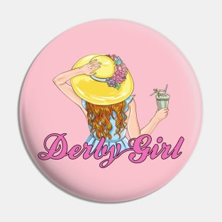 Derby Girl Pin