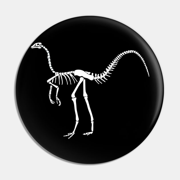 Terra Fossil Struthiomimus Dinosaur White Pin by Terra Fossil Merch