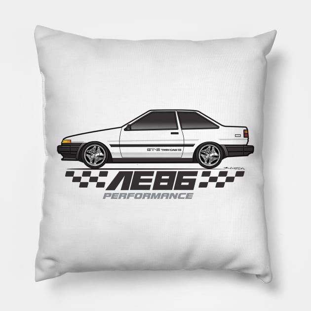 Multi-Color Body Option Apparel AE86 Pillow by JRCustoms44