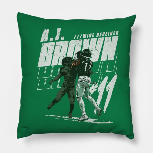 A.J. Brown Philadelphia Covered TD Pillow by Chunta_Design