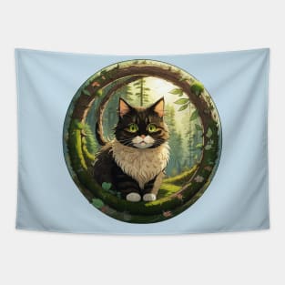 Norwegian Forest Kitten Tapestry