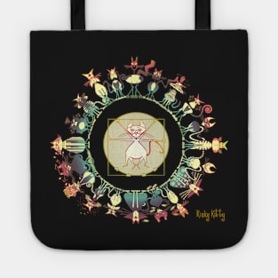 KINKY KITTY - Kinky Mandala Rainbow Tote