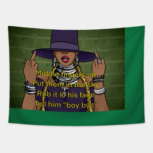 Boy bye Tapestry by Goingdigital