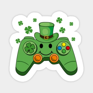 Irish Video Game Controller St Patrick Day Gamer Boys Girls Magnet