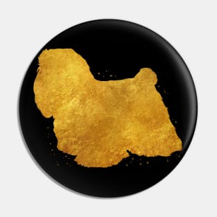 Maltese golden art Pin