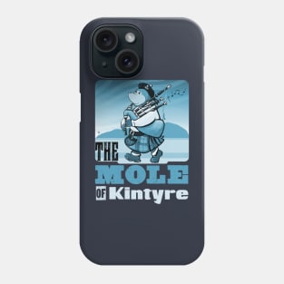 Bagpipe Playing Mole Of Kintyre Pipe Band Phone Case