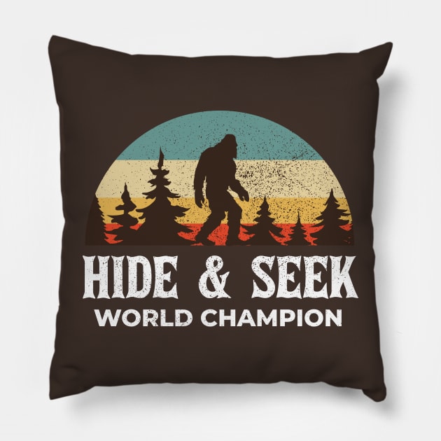 Hide and Seek World Champion Bigfoot Pillow by Design Malang
