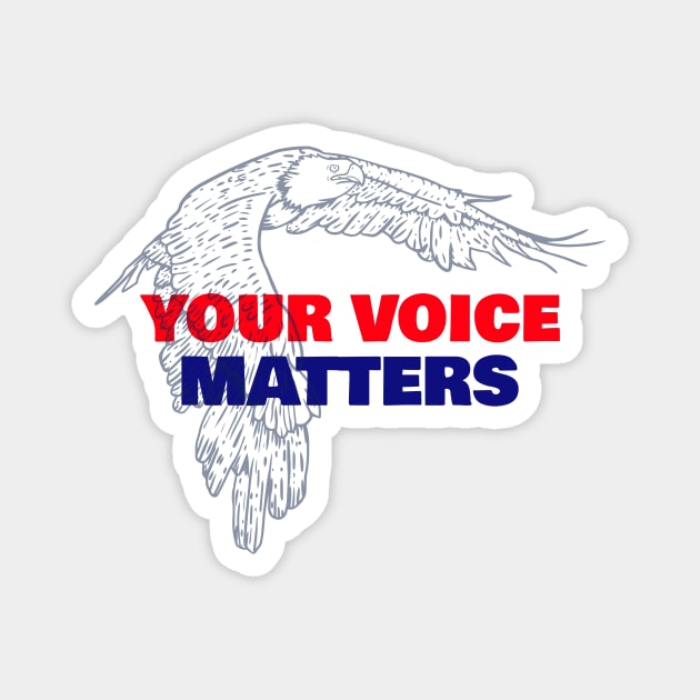 Your Voice Matters. VOTE Magnet by revolutionnow