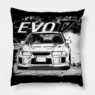 initial d lan evo 5 powerslide drift jdm Pillow