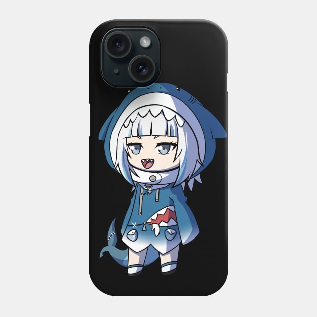 Chibi Gawr Gura - Hololive Phone Case by MangaXai