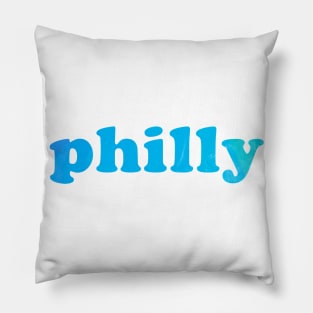 Philly Blue Pillow