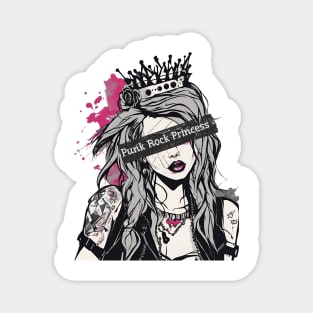 Punk Rock Princess Magnet