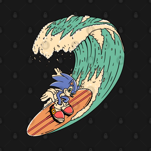 Sonic Surfboarding by iartdsgn