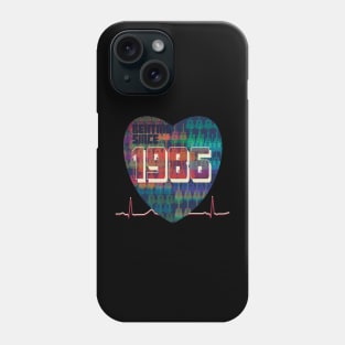 1986 - Heart Beating Since Phone Case