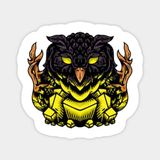 Crazy Owl Magnet